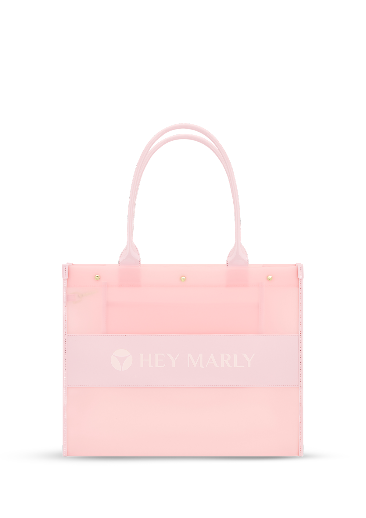 Transparent Signature Bag Rose Light