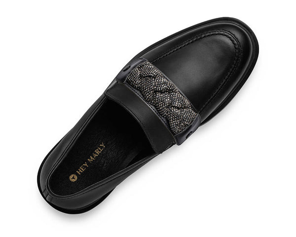 Braided Glitter - Classic Loafer Black PS1