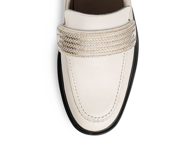 Metallic Beads - Classic Loafer Crema PS1