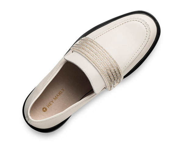 Metallic Beads - Classic Loafer Crema PS1