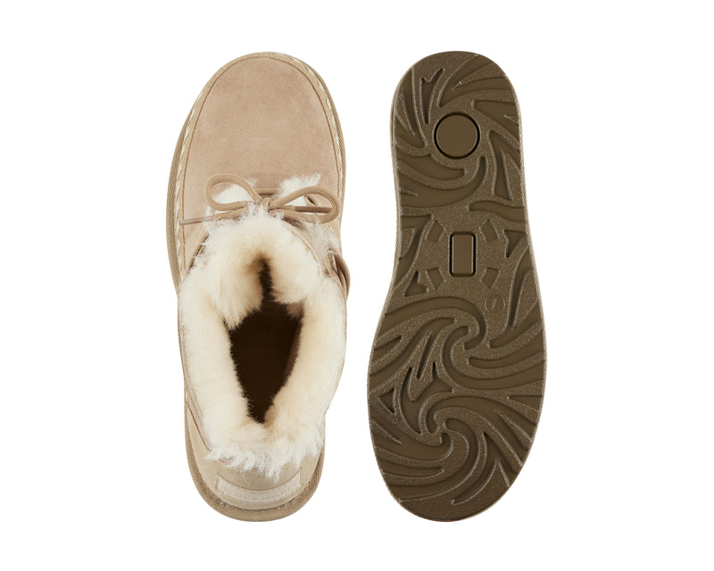Cozy Stitching Winter boot Sand