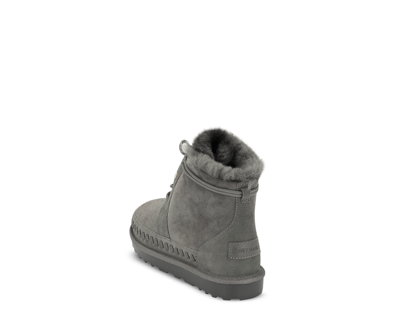 Cozy Stitching Winter boot Grey