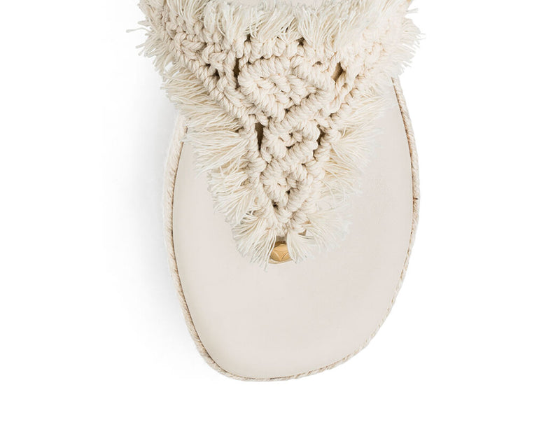 Boho styles furry discount slippers