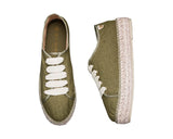 Sporty Sneaker Canvas Khaki